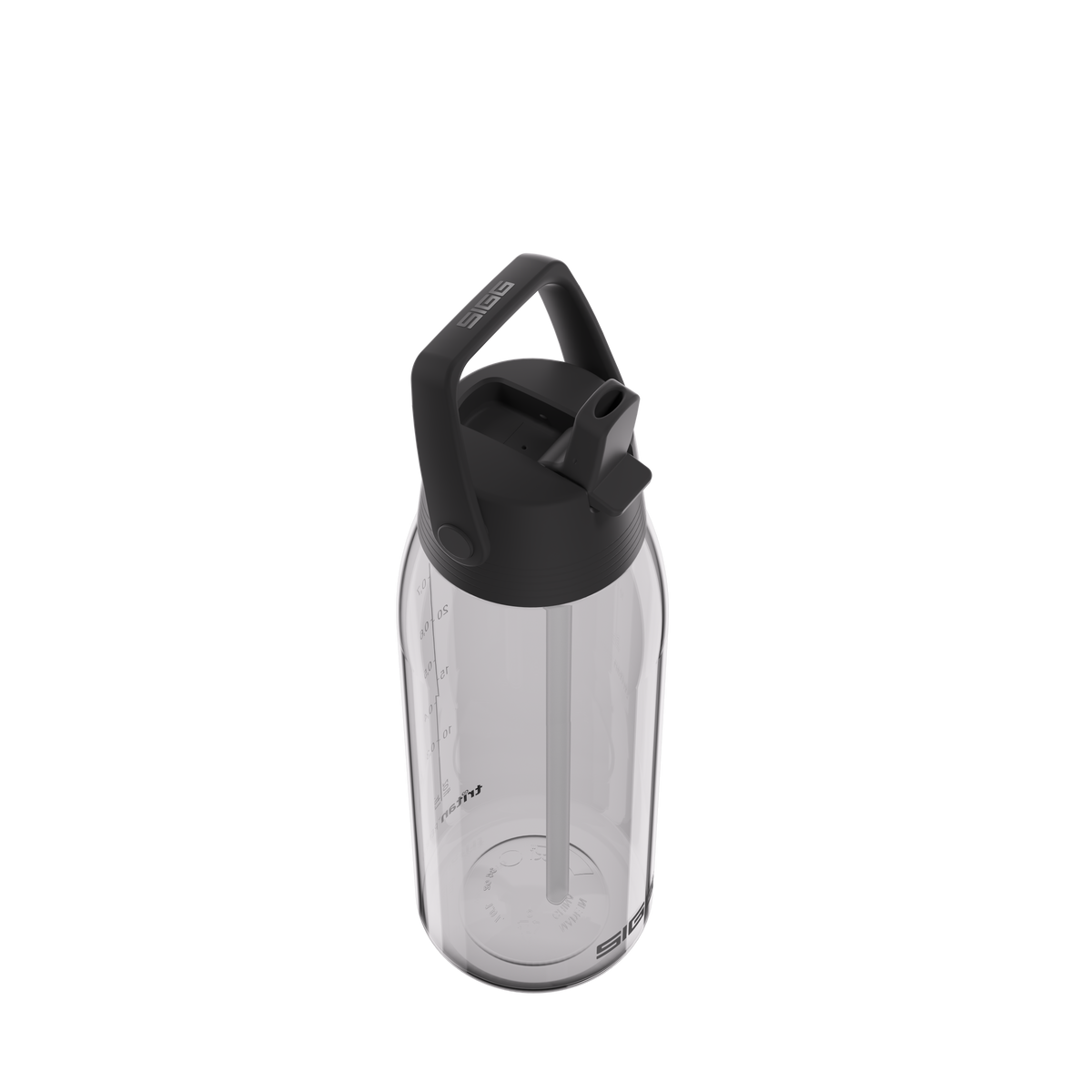 SIGG Total Color FLIP Transparent 1 L korkki auki