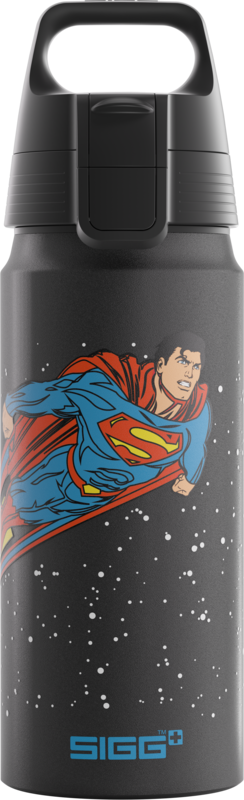 SIGG WMB ONE SUPERMAN BLACK WATER BOTTLE 0.6L