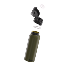 SIGG WMB One juomapullo Roasted Green 1,0 L