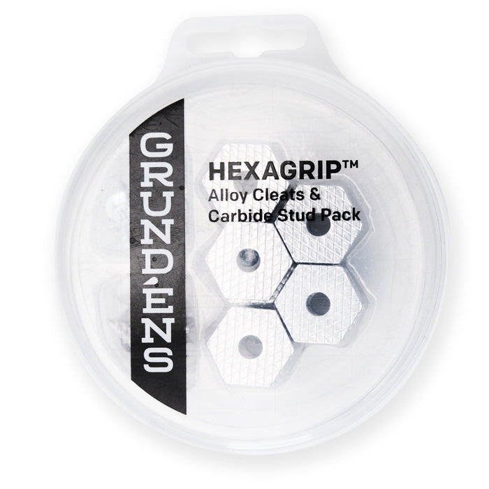 HEXAGRIP™ Alloy Cleat &amp; Carbide Stud Puck Pack