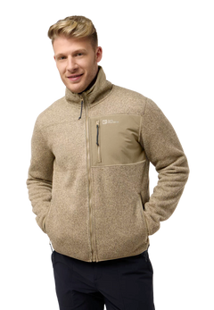 Jack Wolfskin Miesten Kaminfeuer fleecetakki, anis