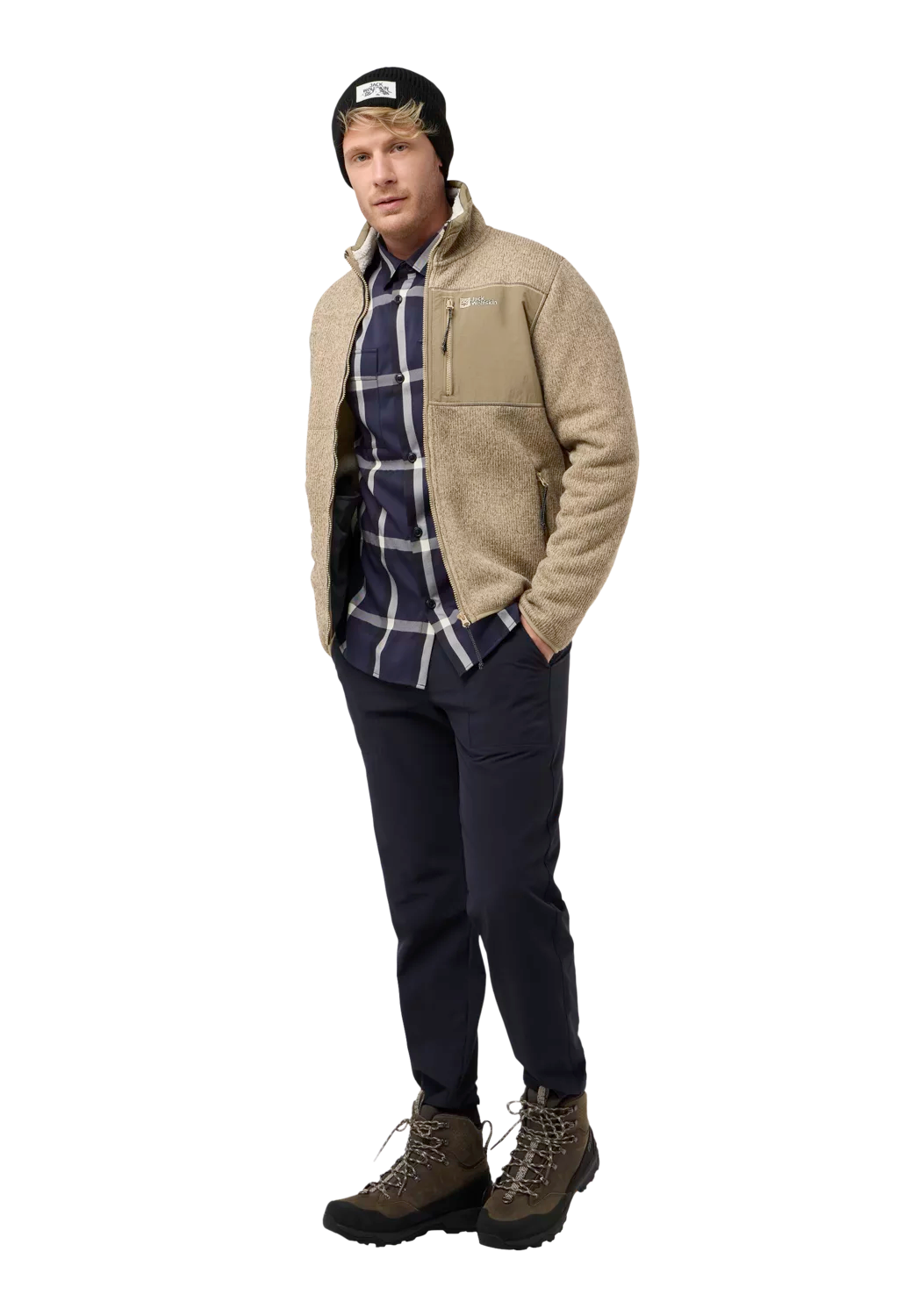 Jack Wolfskin Miesten Kaminfeuer fleecetakki