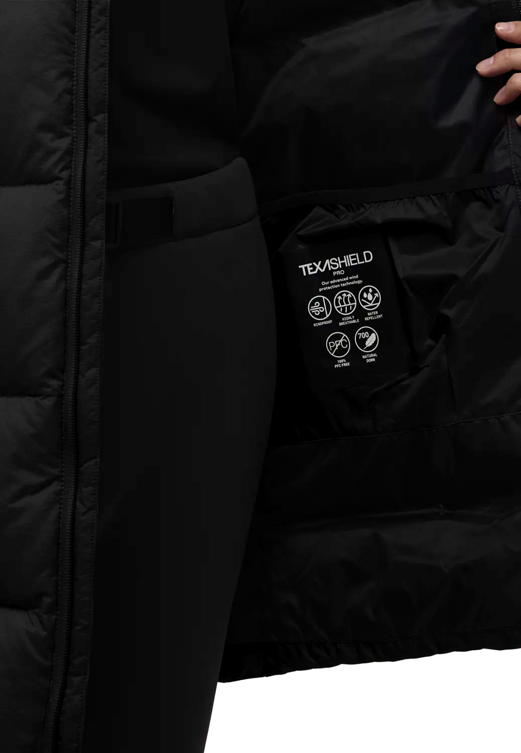Jack Wolfskin Naisten Wandermood untuvatäytteinen parkatakki