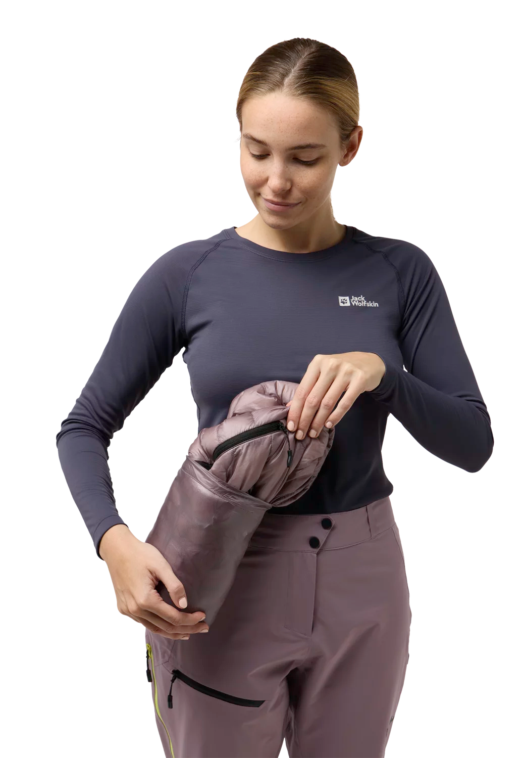 Jack Wolfskin Naisten Alpspitze untuvatakki