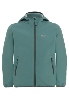 Jack Wolfskin Lasten Fourwinds Softshell takki, jade green
