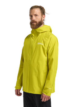 Jack Wolfskin Miesten Prelight 2,5 L vedenpitävä takki, chartreuse
