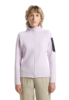 Jack Wolfskin Naisten Prelight FZ fleecetakki, pale lavendar