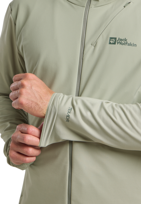 Jack Wolfskin Miesten Prelight Trail hupullinen takki