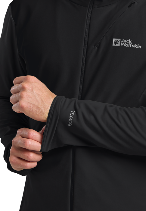 Jack Wolfskin Miesten Prelight Trail hupullinen takki