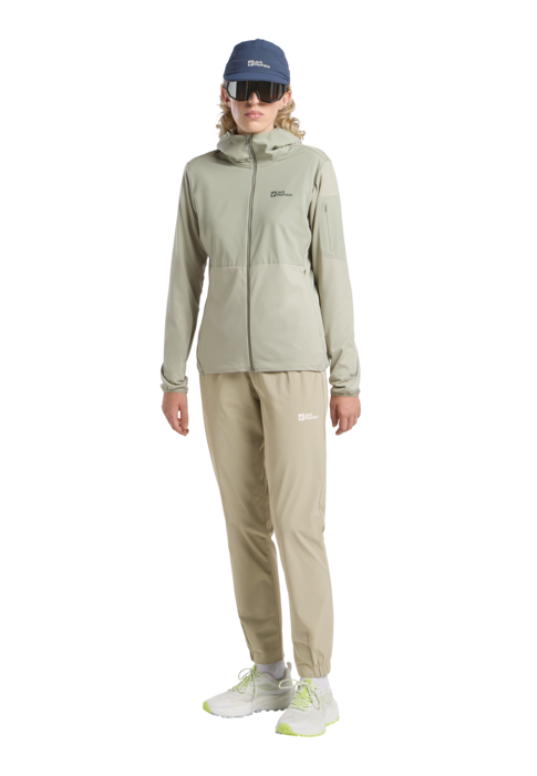 Jack Wolfskin Naisten Prelight Trail hupullinen takki