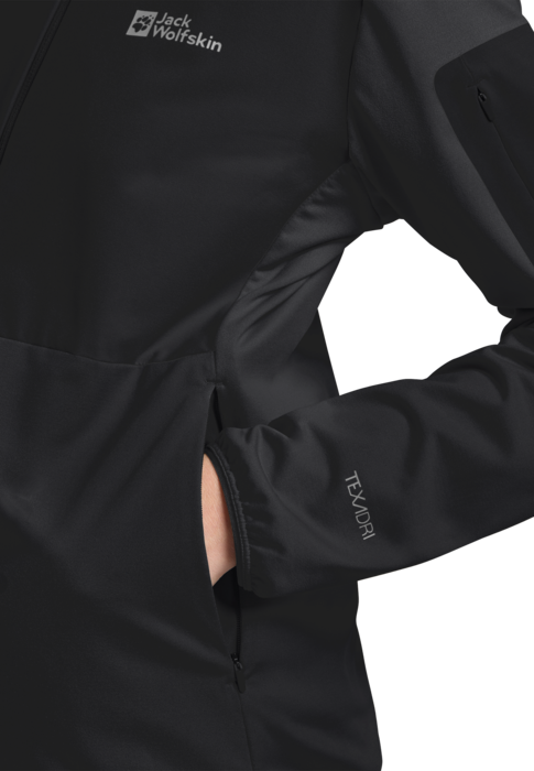 Jack Wolfskin Naisten Prelight Trail hupullinen takki