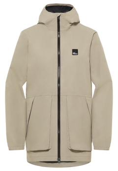 Jack Wolfskin Naisten Terraview 2L Parka takki, stone