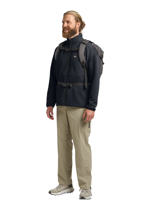 Jack Wolfskin Miesten Mogari vetoketjullinen fleecepaita
