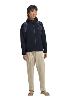 Jack Wolfskin Naisten Mogari vetoketjullinen huppari