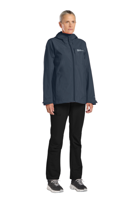 Jack Wolfskin Naisten Tempest 2-kerroksinen kuoritakki