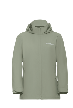 Jack Wolfskin Naisten Trailtime 2-kerroksinen kuoritakki, mint leaf