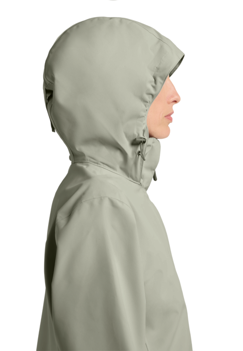 Jack Wolfskin Naisten Trailtime 2-kerroksinen kuoritakki