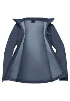 Jack Wolfskin Naisten Trailtime 2-kerroksinen kuoritakki