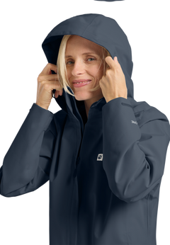 Jack Wolfskin Naisten Trailtime 2-kerroksinen kuoritakki