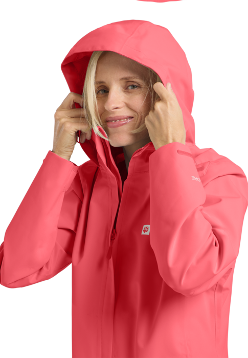 Jack Wolfskin Naisten Trailtime 2-kerroksinen kuoritakki