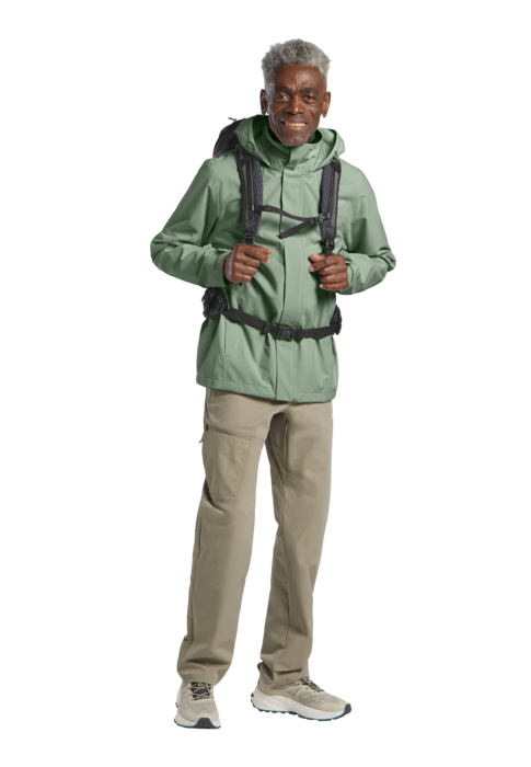 Jack Wolfskin Miesten Trailtime 2-kerroksinen kuoritakki