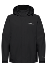 Jack Wolfskin Miesten Trailtime 2-kerroksinen kuoritakki, black