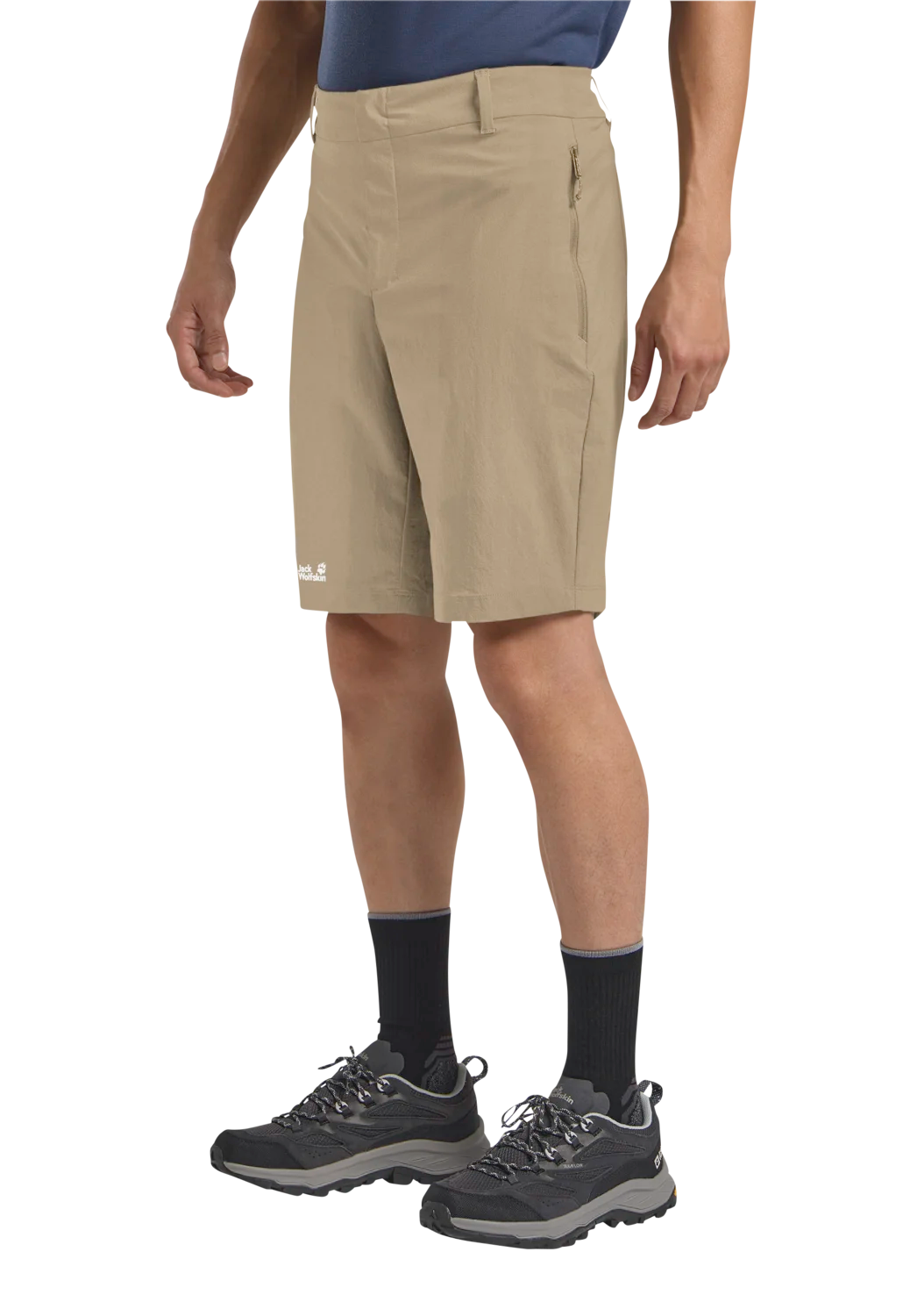 Jack Wolfskin Miesten Hikeout shortsit, hazel wood