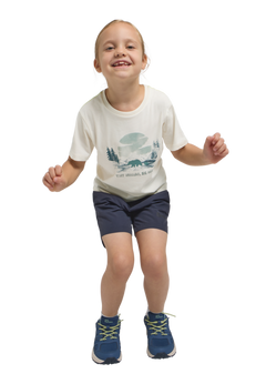 Jack Wolfskin Lasten Graphic Cotton t-paita, PRINT cotton white