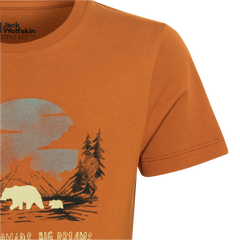 Jack Wolfskin Lasten Graphic Cotton t-paita