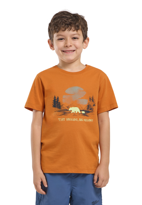 Jack Wolfskin Lasten Graphic Cotton t-paita