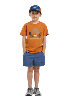 Jack Wolfskin Lasten Graphic Cotton t-paita