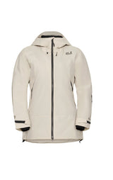 Jack Wolfskin Naisten Flowline PRO 2L Ins laskettelutakki, pale sand