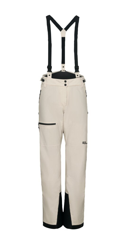 Jack Wolfskin Naisten Flowline PRO 2L Ins lasketteluhousut, pale sand