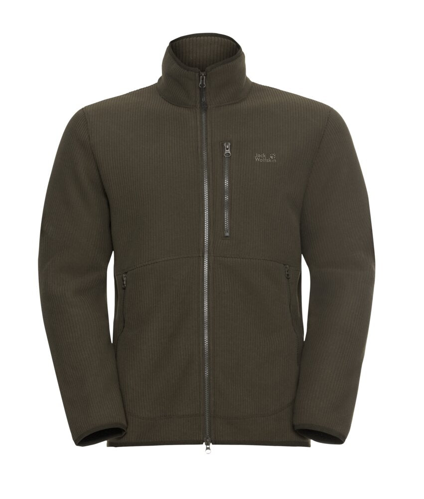 Jack Wolfskin Miesten Lake Ridge fleecetakki, obsidian moss