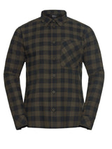 Jack Wolfskin Miesten Lite flanellipaita, CHECK obsidian moss