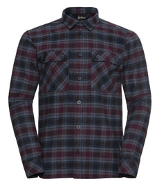 Jack Wolfskin Miesten Baja flanellipaita, CHECK dark navy