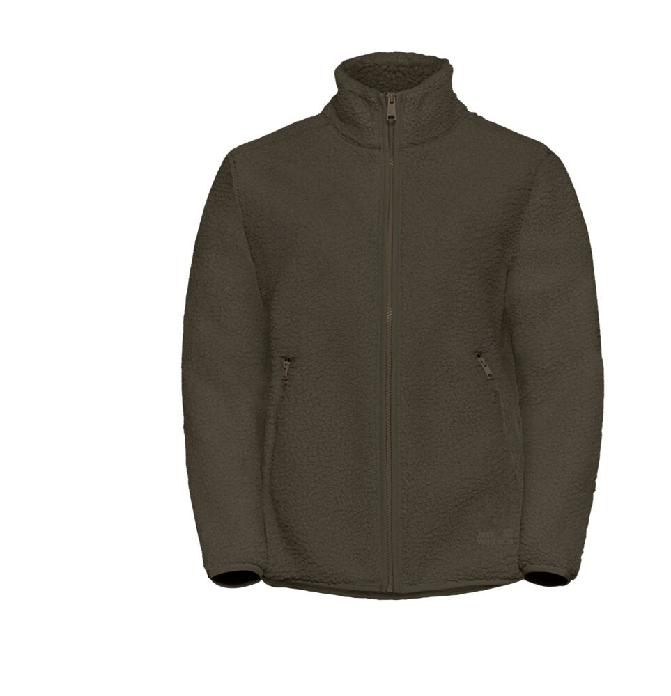 Jack Wolfskin Naisten High Curl fleecetakki, obsidian moss