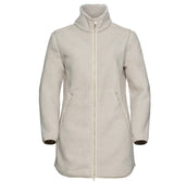 Jack Wolfskin Naisten High Curl pitkä fleecetakki, pale sand