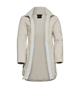 Jack Wolfskin Naisten High Curl pitkä fleecetakki