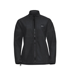 Jack Wolfskin Naisten vetoketjullinen Sumetro fleecetakki, black