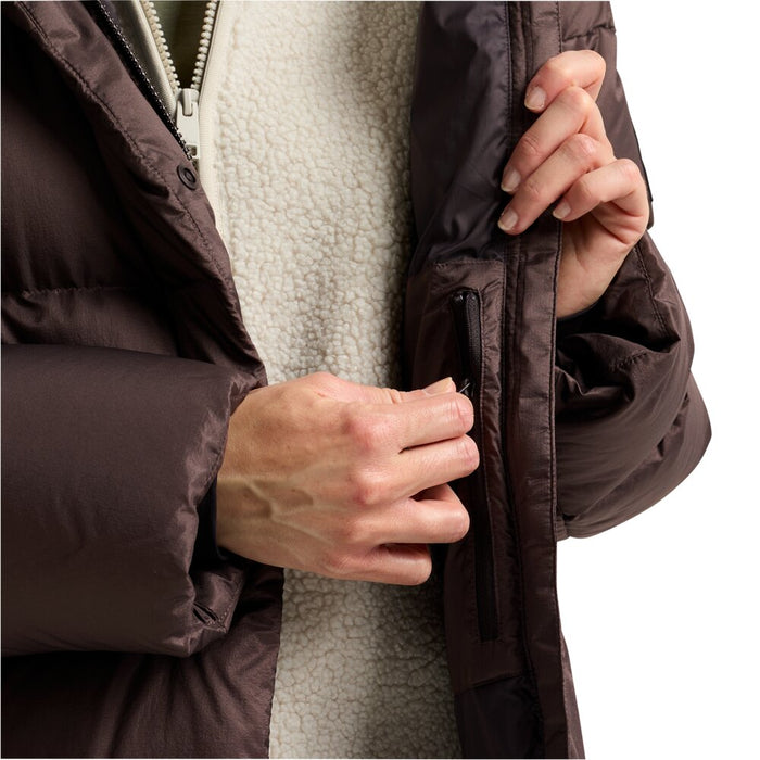 NAISTEN ICY HILL COAT RDS - LÄMMIN UNTUVATAKKI