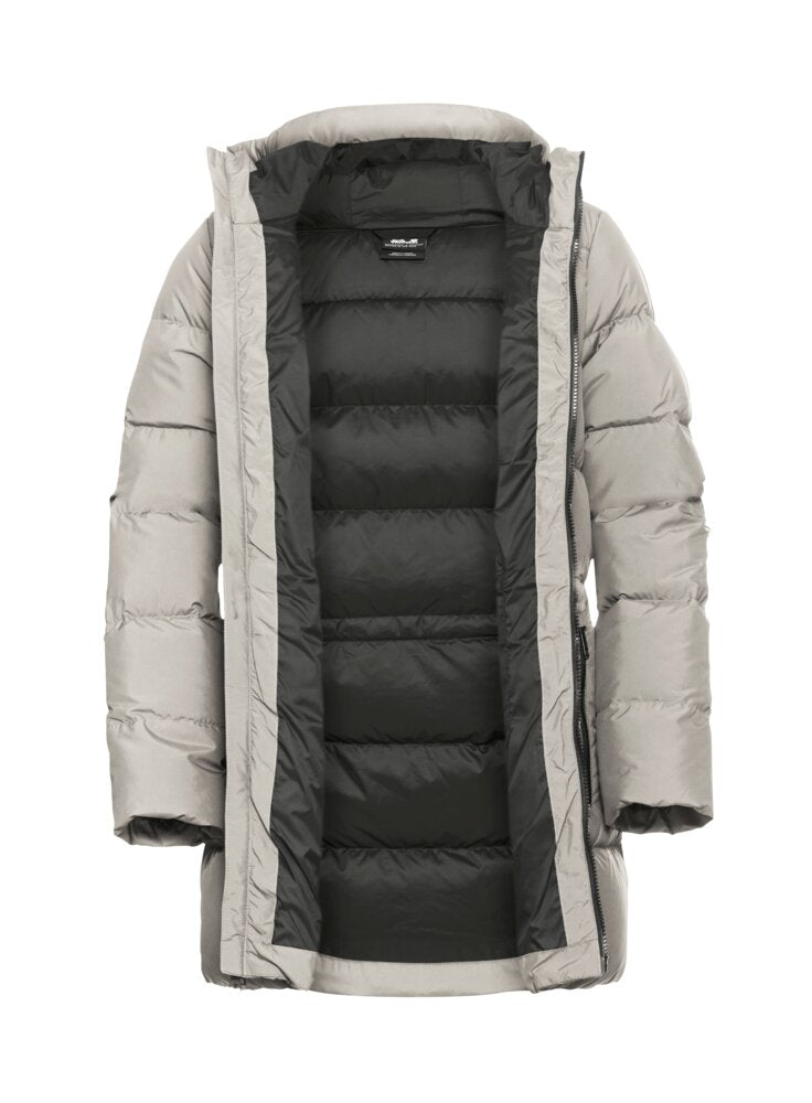 Jack Wolfskin Frozen Palace Long JKT RDS - lämmin untuvatakki kierrätysmateriaalista