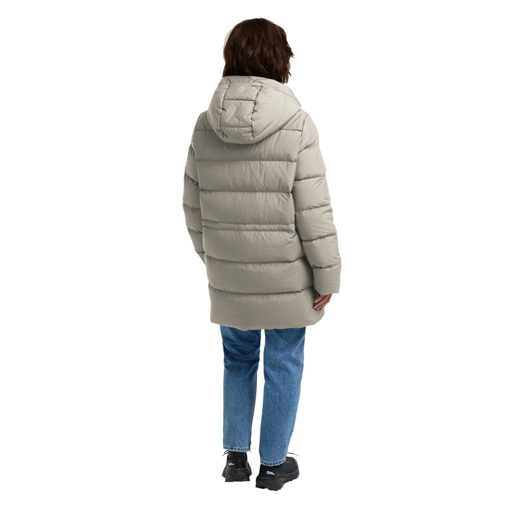 Jack Wolfskin Frozen Palace Long JKT RDS - lämmin untuvatakki kierrätysmateriaalista