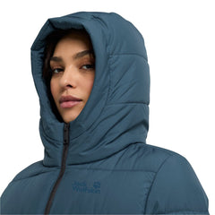 Jack Wolfskin Frozen Palace Long JKT RDS - lämmin untuvatakki kierrätysmateriaalista