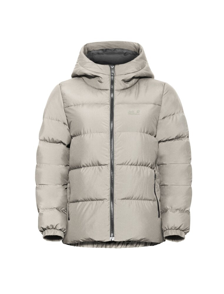 Jack Wolfskin Naisten Frozen Palace RDS Lyhyt talvitakki, pale sand