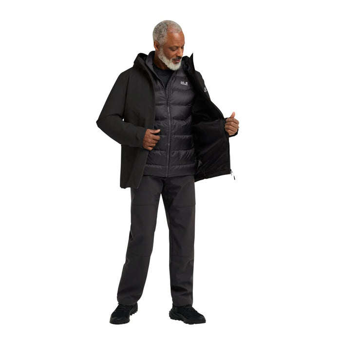 MIESTEN ICECAPE 3IN1 DOWN RDS VEDENPITÄVÄ UNTUVATAKKI