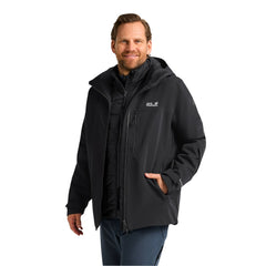 Jack Wolfskin Miesten Flowline 3in1 vedenpitävä laskettelutakki