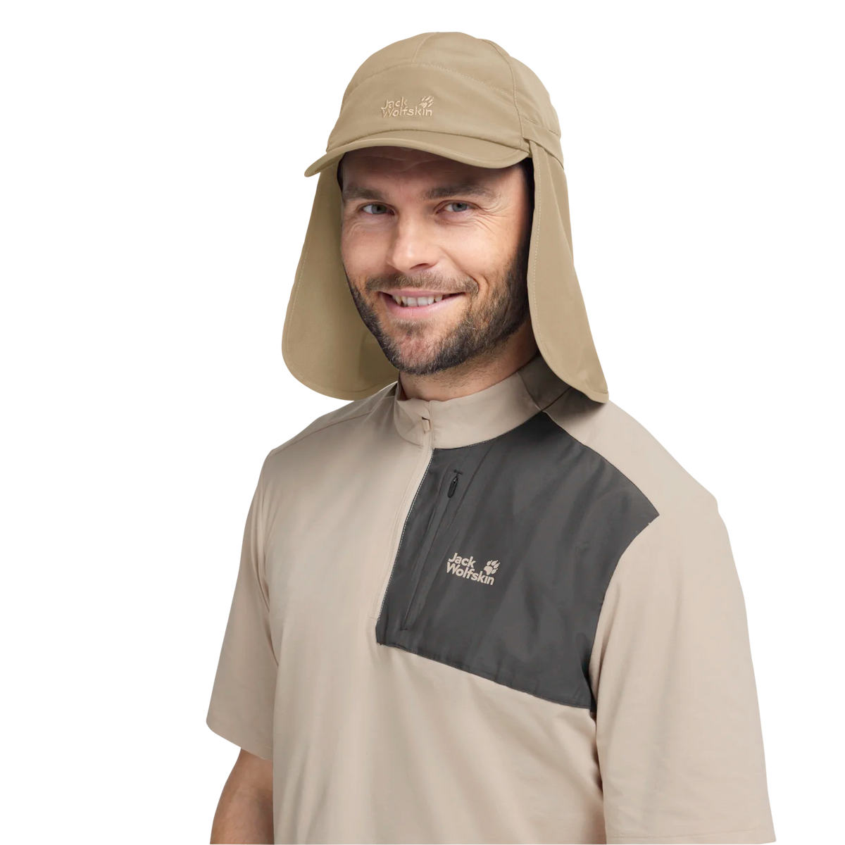 Jack Wolfskin Canyon Cap lippis - irrotettavalla niskasuojalla