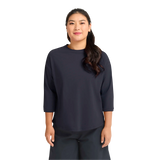 Jack Wolfskin Naisten Travel 3/4 Osa t-paita, dark navy