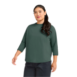 Jack Wolfskin Naisten Travel 3/4 Osa t-paita, sago palm